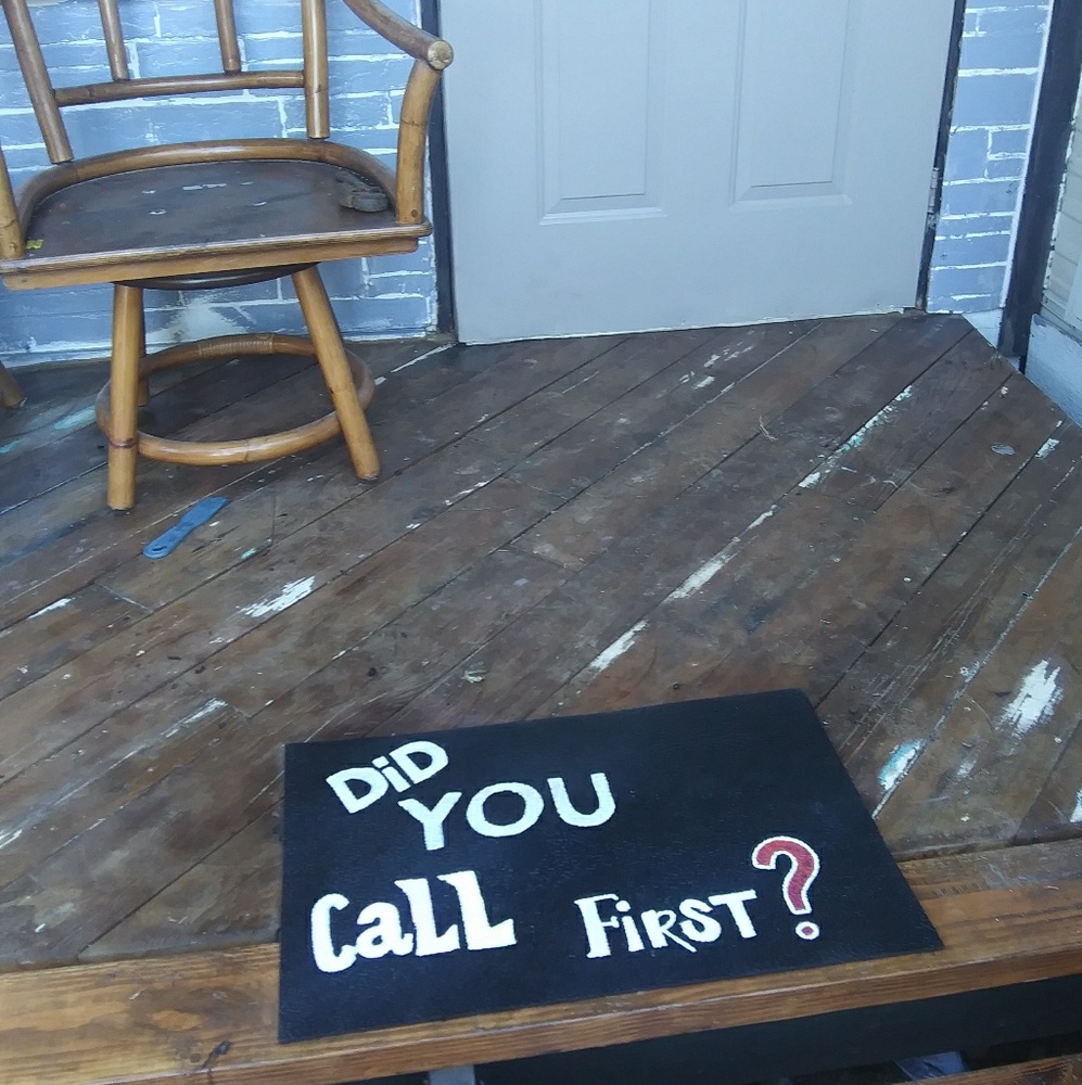 Custom door mats for walkway or porch.